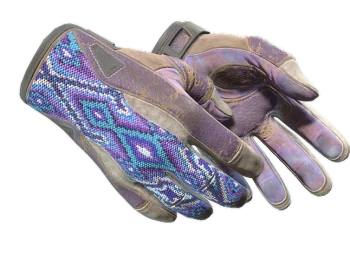★ Sport Gloves | Violet Beadwork (Battle-Scarred)
