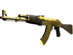 Souvenir AK-47 | Gold Arabesque (Well-Worn)