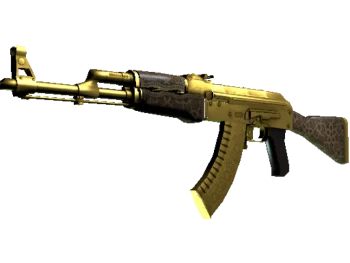 Souvenir AK-47 | Gold Arabesque (Well-Worn)