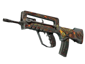StatTrak™ FAMAS | Eye of Athena (Battle-Scarred)