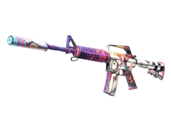 StatTrak™ M4A1-S | Vaporwave (Well-Worn)