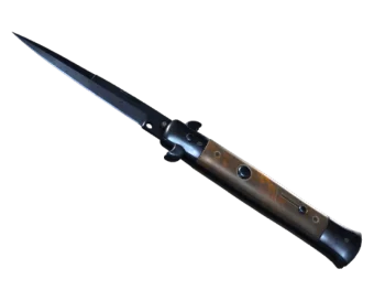 ★ StatTrak™ Stiletto Knife | Blue Steel (Battle-Scarred)