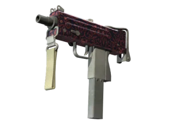 MAC-10 | Red Filigree (Factory New)