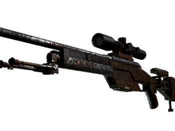 SSG 08 | Orange Filigree (Minimal Wear)