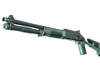 Souvenir XM1014 | Blue Spruce (Well-Worn)