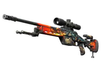 StatTrak™ SSG 08 | Dragonfire (Field-Tested)