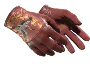 ★ Driver Gloves | Brocade Crane (Well-Worn)