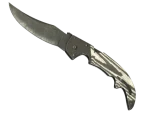 ★ Falchion Knife | Black Laminate (Battle-Scarred)