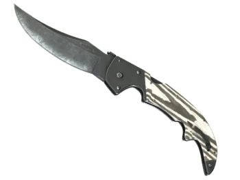 ★ Falchion Knife | Black Laminate (Minimal Wear)