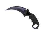 ★ Karambit | Blue Steel (Battle-Scarred)