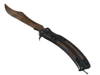 ★ StatTrak™ Butterfly Knife | Rust Coat (Battle-Scarred)