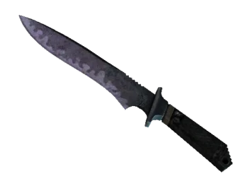 ★ StatTrak™ Classic Knife | Blue Steel (Battle-Scarred)