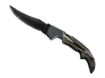 ★ StatTrak™ Falchion Knife | Black Laminate (Well-Worn)