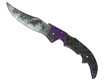 ★ StatTrak™ Falchion Knife | Ultraviolet (Battle-Scarred)