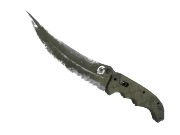 ★ StatTrak™ Flip Knife | Safari Mesh (Battle-Scarred)
