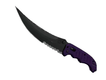 ★ StatTrak™ Flip Knife | Ultraviolet (Well-Worn)