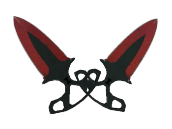 ★ StatTrak™ Shadow Daggers | Crimson Web (Well-Worn)