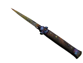 ★ StatTrak™ Stiletto Knife | Case Hardened (Battle-Scarred)