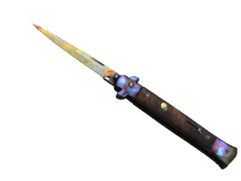 ★ StatTrak™ Stiletto Knife | Case Hardened (Minimal Wear)