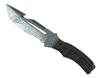 ★ StatTrak™ Survival Knife | Damascus Steel (Well-Worn)