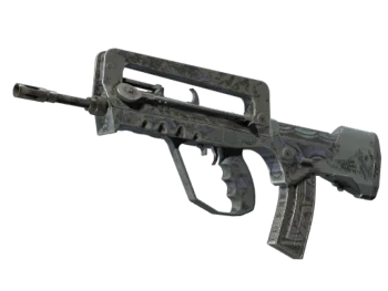 FAMAS | Night Borre (Battle-Scarred)