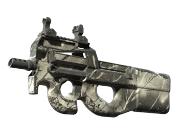 Souvenir P90 | Ash Wood (Well-Worn)