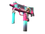 StatTrak™ MAC-10 | Neon Rider (Well-Worn)