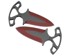 ★ Shadow Daggers | Crimson Web (Well-Worn)