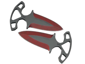 ★ Shadow Daggers | Crimson Web (Well-Worn)