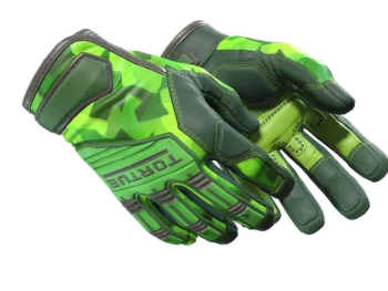 ★ Specialist Gloves | Lime Polycam (Minimal Wear)