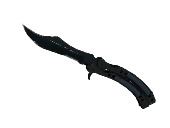 ★ StatTrak™ Butterfly Knife | Night (Well-Worn)