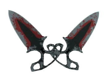 ★ StatTrak™ Shadow Daggers | Crimson Web (Battle-Scarred)