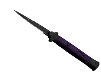★ StatTrak™ Stiletto Knife | Ultraviolet (Well-Worn)