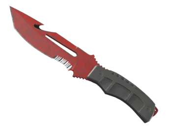 ★ StatTrak™ Survival Knife | Crimson Web (Well-Worn)