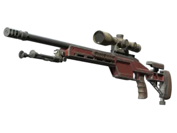 SSG 08 | Red Stone (Battle-Scarred)