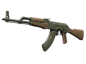 Souvenir AK-47 | Jungle Spray (Battle-Scarred)