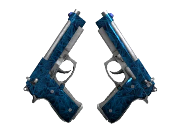 Souvenir Dual Berettas | Cobalt Quartz (Factory New)