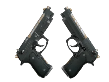 Souvenir Dual Berettas | Contractor (Well-Worn)