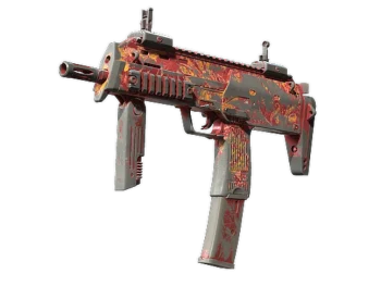 Souvenir MP7 | Coral Paisley (Battle-Scarred)