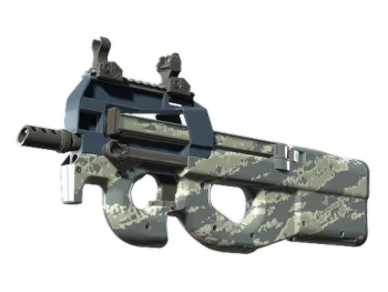 Souvenir P90 | Blue Tac (Minimal Wear)