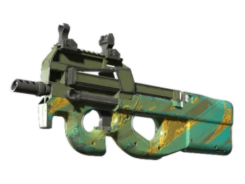 Souvenir P90 | Mustard Gas (Field-Tested)