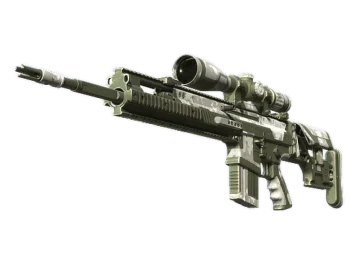 Souvenir SCAR-20 | Arctic Camo Panels (Well-Worn)