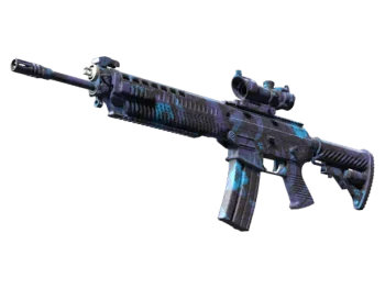 Souvenir SG 553 | Aloha (Minimal Wear)