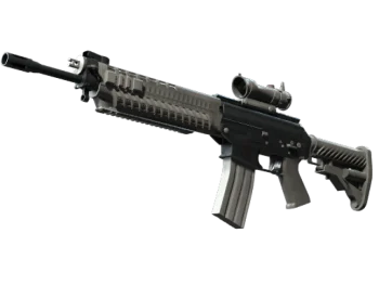 Souvenir SG 553 | Damascus Steel (Battle-Scarred)