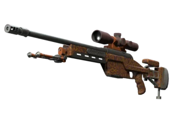 Souvenir SSG 08 | Orange Filigree (Minimal Wear)