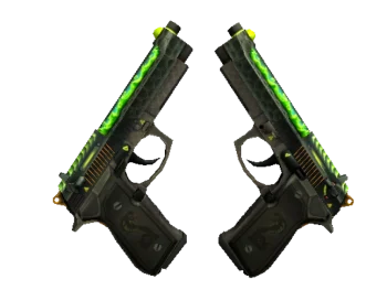 StatTrak™ Dual Berettas | Cobra Strike (Minimal Wear)