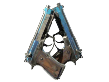 StatTrak™ Dual Berettas | Urban Shock (Battle-Scarred)