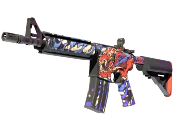 StatTrak™ M4A4 | 龍王 (Dragon King) (Well-Worn)