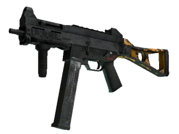 UMP-45 | Caramel (Battle-Scarred)