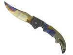 ★ StatTrak™ Falchion Knife | Case Hardened (Well-Worn)